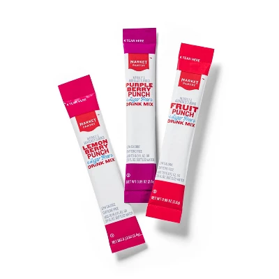 Punch Variety Sugar-Free Drink Mix - 30ct - Market Pantry™ 3 Punch Variety Sugar-Free Drink Mix - 30ct - Market Pantry™