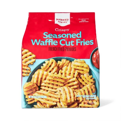 Frozen Crispy Seasoned Waffle-Cut French Fries - 24oz - Market Pantry™ 5 Frozen Crispy Seasoned Waffle-Cut French Fries - 24oz - Market Pantry™ - Image 3