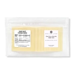 Sharp White Cheddar Cheese - Price Per Lb - 0.4-0.7lbs - Market Pantry™ -Daily Grocery World GUEST 5278ee07 163e 4459 9799 98bf453dfc18
