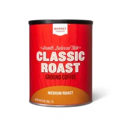 Classic Roast Medium Roast Ground Coffee - Market Pantry™ -Daily Grocery World GUEST 994df497 1d01 4d70 8e0b 3ca92d4b5b7b