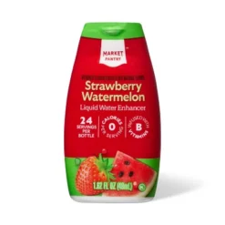 Strawberry Watermelon Liquid Water Enhancer Drops - 1.62 Fl Oz - Market Pantry™ -Daily Grocery World GUEST c2e1c7fe 9564 4e98 90fb 2fd3fbd570c2