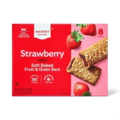 Strawberry Cereal Bars - 8ct/10.4oz - Market Pantry™ -Daily Grocery World GUEST f58ed7da 63ef 42b6 ab4a a5c51fa86d40